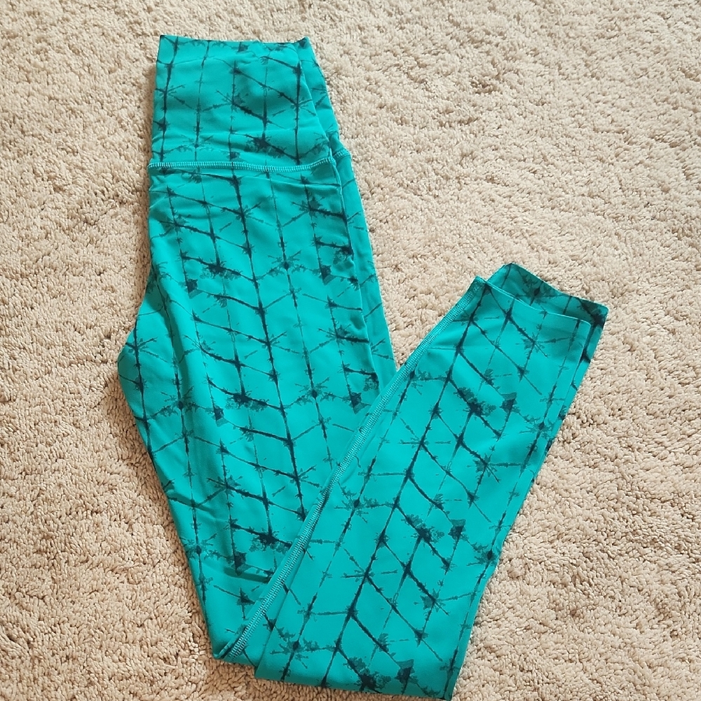 Tavi Teal Patterned Leggings